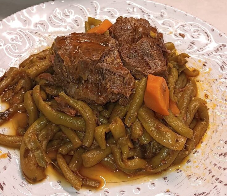 Mοσχαράκι με φασολάκια