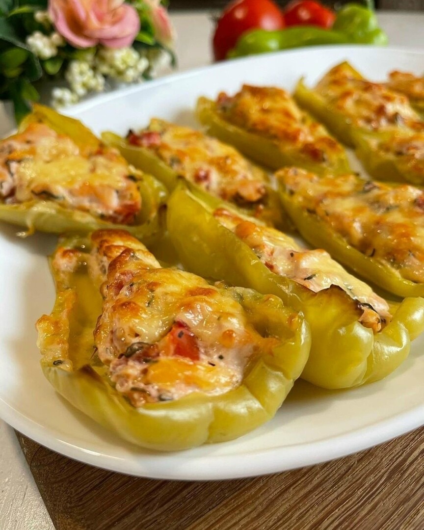 gemistes piperies kerato