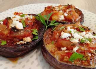 Ιμάμ Μπαϊλντί: Φτιάξε το πιο νόστιμο και μελωμένο λαδερό! τελειωμένο ιμάμ, με τις γεμισμένες μελιτζάνες να λάμπουν από το λάδι.