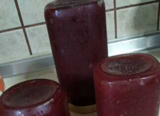 Σπιτική μαρμελάδα βανίλια σε γυάλινο βάζο με φρέσκες βανίλιες