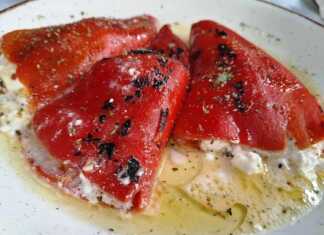 πιπεριές Φλωρίνης γεμιστές με φέτα, ορεκτικό, μεζές, συνταγή με φέτα, ψητές πιπεριές