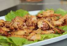 ψητά καλαμαράκια στο φούρνο,