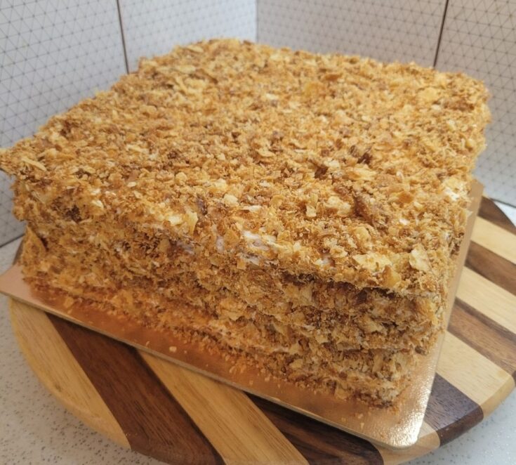 Τούρτα Ναπολεών με μήλα