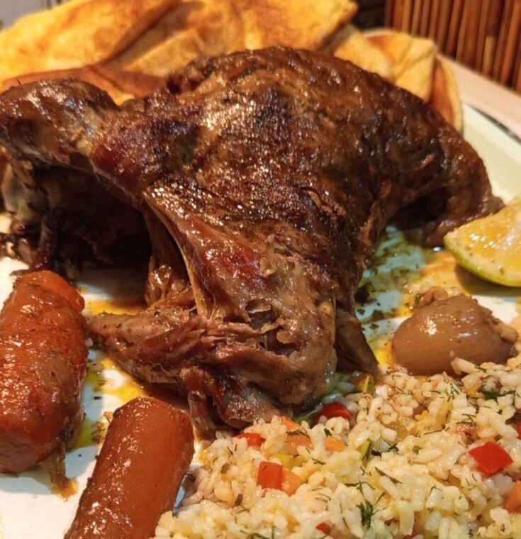 Αρνάκι Ριγανάτο στη Γάστρα