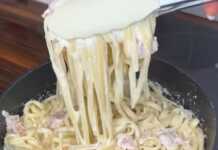 Καρμπονάρα στο τηγάνι