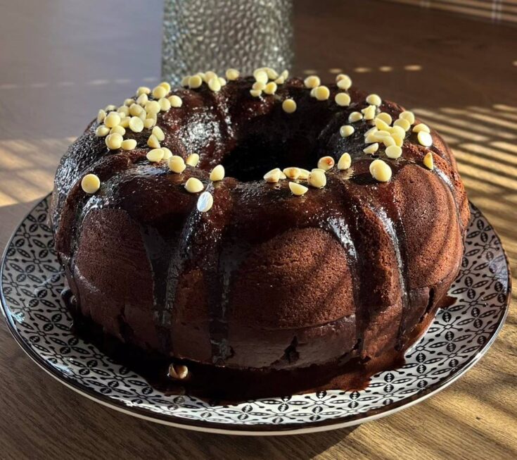 Ελβετικό Κέικ Σοκολάτας με Ρούμι