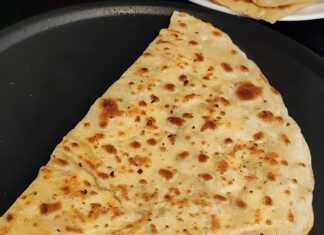 Γατμέρια ψημένα σε τηγάνι, ανοιγμένα στη μέση με τυρί.