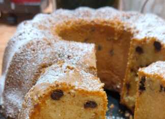 Αφράτο Κέικ Σοκολάτα-Πορτοκάλι: Η καλύτερη συνταγή για τον καφέ! Αφράτο κέικ σοκολάτα-πορτοκάλι με σταγόνες σοκολάτας, έτοιμο για σερβίρισμα