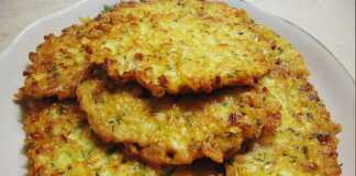 Εύκολες κρεμμυδοτηγανίτες με άνηθο, τηγανισμένες