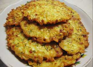 Εύκολες κρεμμυδοτηγανίτες με άνηθο, τηγανισμένες