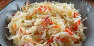 Τραγανή Λαχανοσαλάτα Τουρσί