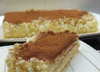 Παραμυθένια Τούρτα του Καφέ: Η Κλασική και Πλούσια Συνταγή! Παραμυθένια Τούρτα του Καφέ πασπαλισμένη με κακάο.