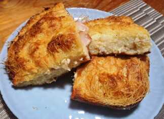 Αλμυρό Σουφλέ με Κανταΐφι: Η πιο εντυπωσιακή και εύκολη αλμυρή πίτα! αλμυρό σουφλέ με κανταΐφι