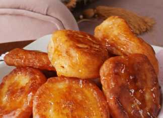 Αφράτες Τηγανίτες με μέλι και κανέλα, σερβιρισμένες ζεστές