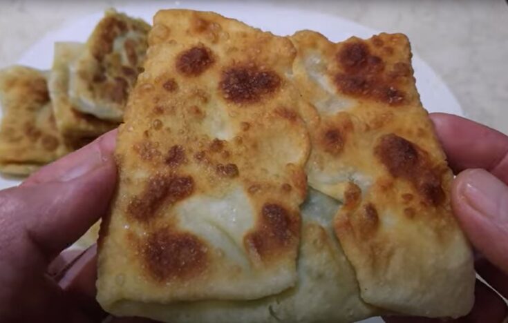 Τηγανητές Πίτες με Σπανάκι και Τυρί