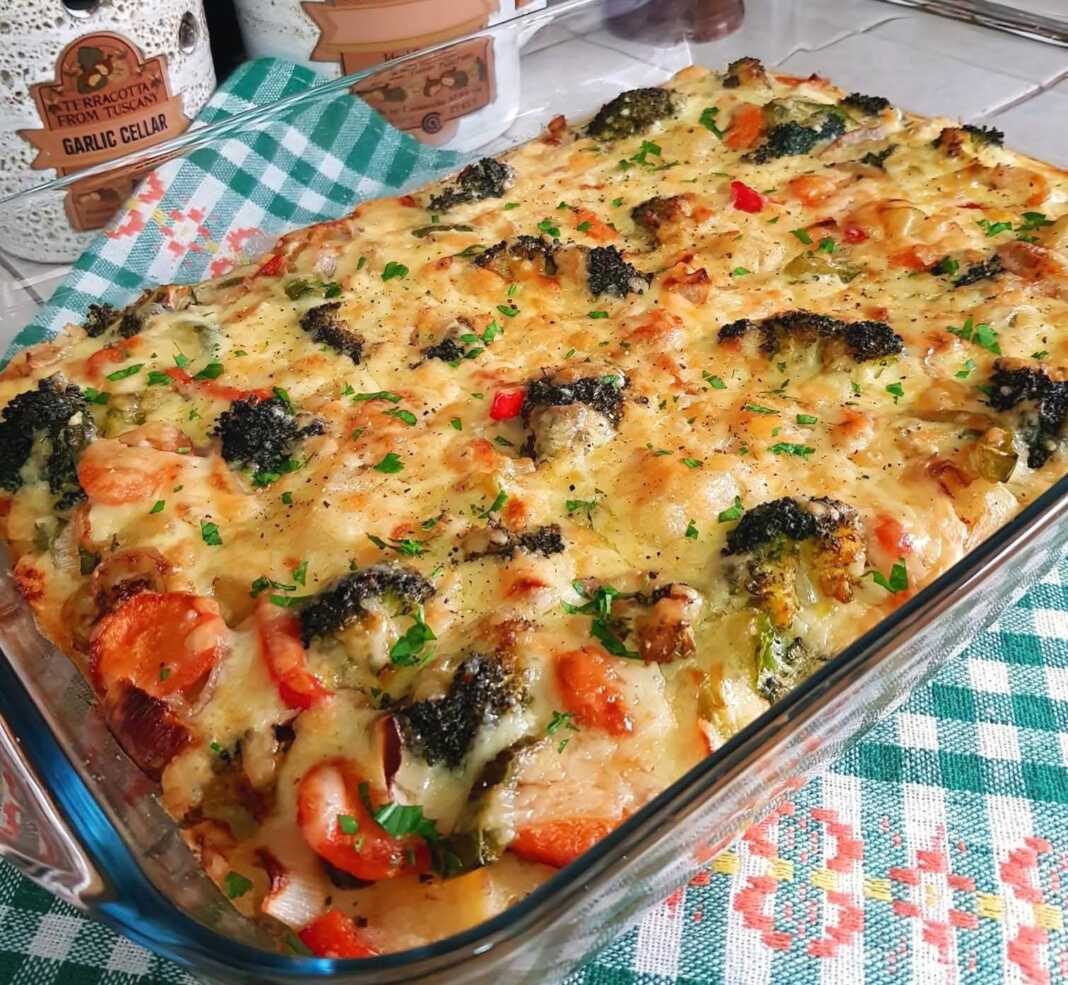 Soufle laxanikon Σουφλέ Λαχανικών με χρυσαφένια κρούστα Cheddar