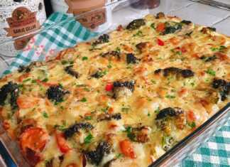 Σουφλέ Λαχανικών με χρυσαφένια κρούστα Cheddar