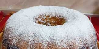 Πολύχρωμο Κέικ με Κακάο και Μήλα Κέικ με Κακάο και Μήλα