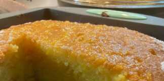 Αφράτο Κέικ Πορτοκαλιού με πορτοκαλένιο σιρόπι