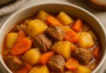 Κρέας με Πατάτες Κατσαρόλας (Μαγειρευτό Του Μάγειρα)