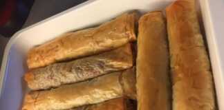 Εύκολες πιτούλες με κιμά και γιαούρτι, ψημένες σε ταψί με χρυσαφένια και τραγανή κρούστα