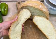 Εύκολο Ψωμί Χωρίς Ζύμωμα σε Γάστρα – Αφράτο και Τραγανό Ψωμί Χωρίς Ζύμωμα
