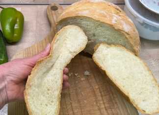 Εύκολο Ψωμί Χωρίς Ζύμωμα σε Γάστρα – Αφράτο και Τραγανό Ψωμί Χωρίς Ζύμωμα