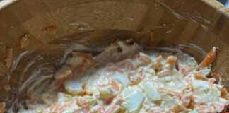 Σαλάτα Καρότο-Αυγό με Σκόρδο