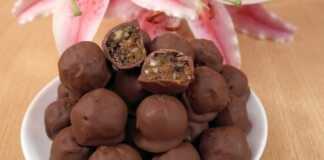 Σπιτικά Σοκολατάκια με Αποξηραμένα Φρούτα και Ξηρούς Καρπούς