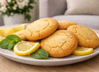 Σειρές από σπιτικά μπισκότα Σαρακοστής κομμένα με κουπάτ, αρωματισμένα με κανέλα και λεμόνι, πάνω σε λαδόκολλα