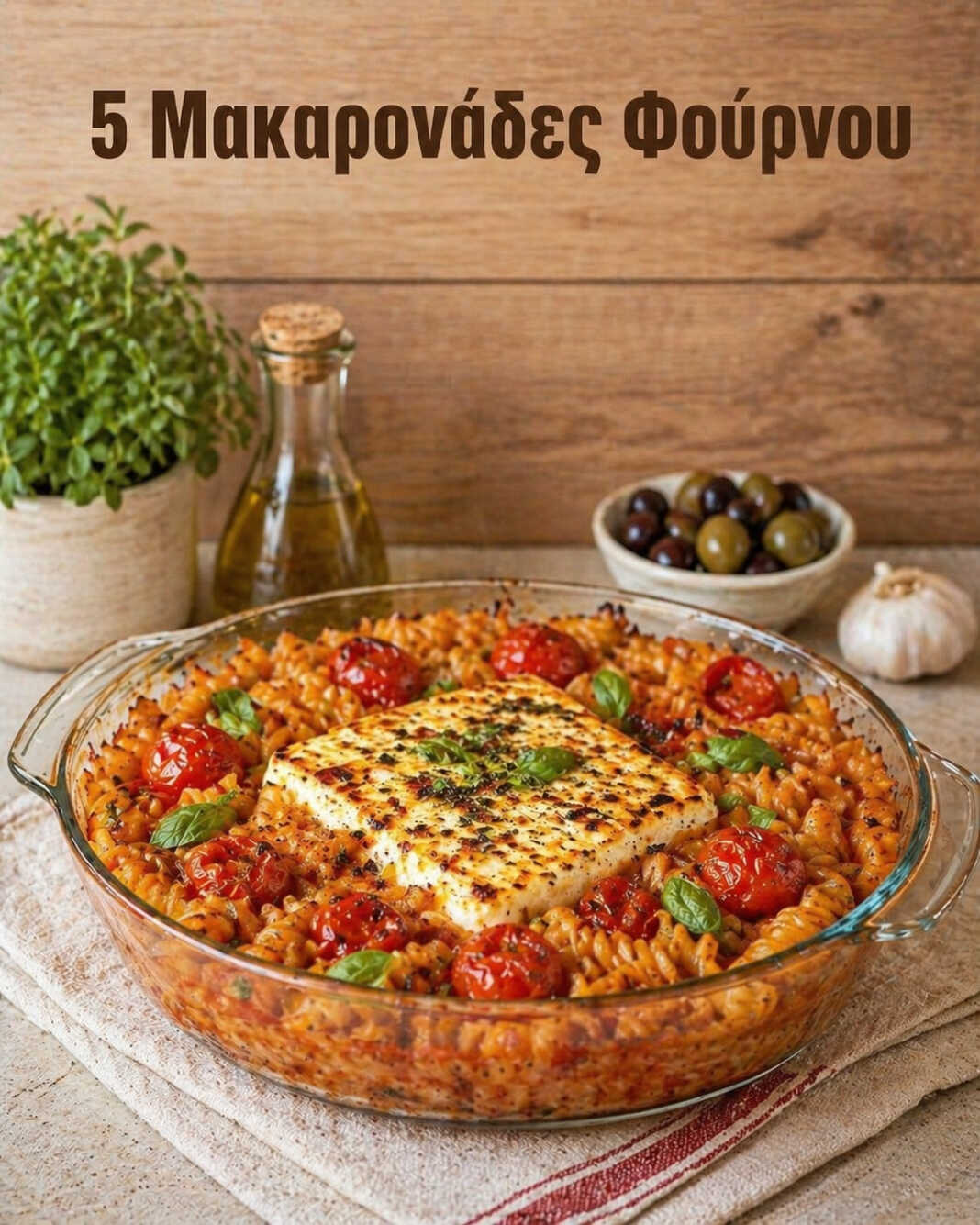 Ποικιλία από ταψιά με ζυμαρικά στον φούρνο, λιωμένα τυριά, σολομό και κρεμώδεις σάλτσες.