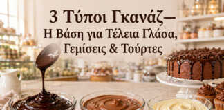 τρεις τύποι γκαναζ σε μπολ