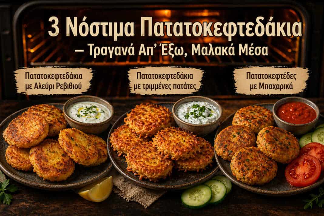 πατατοκεφτεδάκια τραγανά hash browns χρυσαφένια aloo tikki με μυρωδικά σνακ με πατάτα σε πιάτο