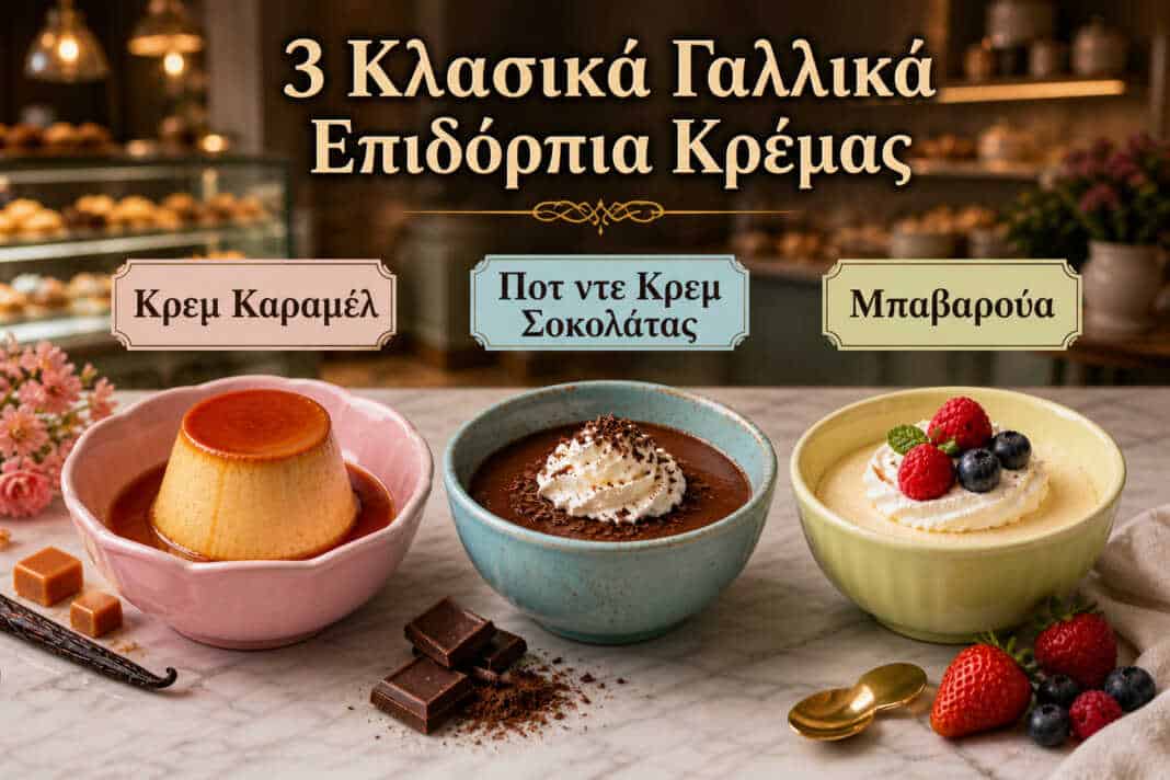 creme caramel με καραμέλα σοκολατένια pots de creme bavarois κρέμα αφράτη γαλλικά γλυκά κρέμας