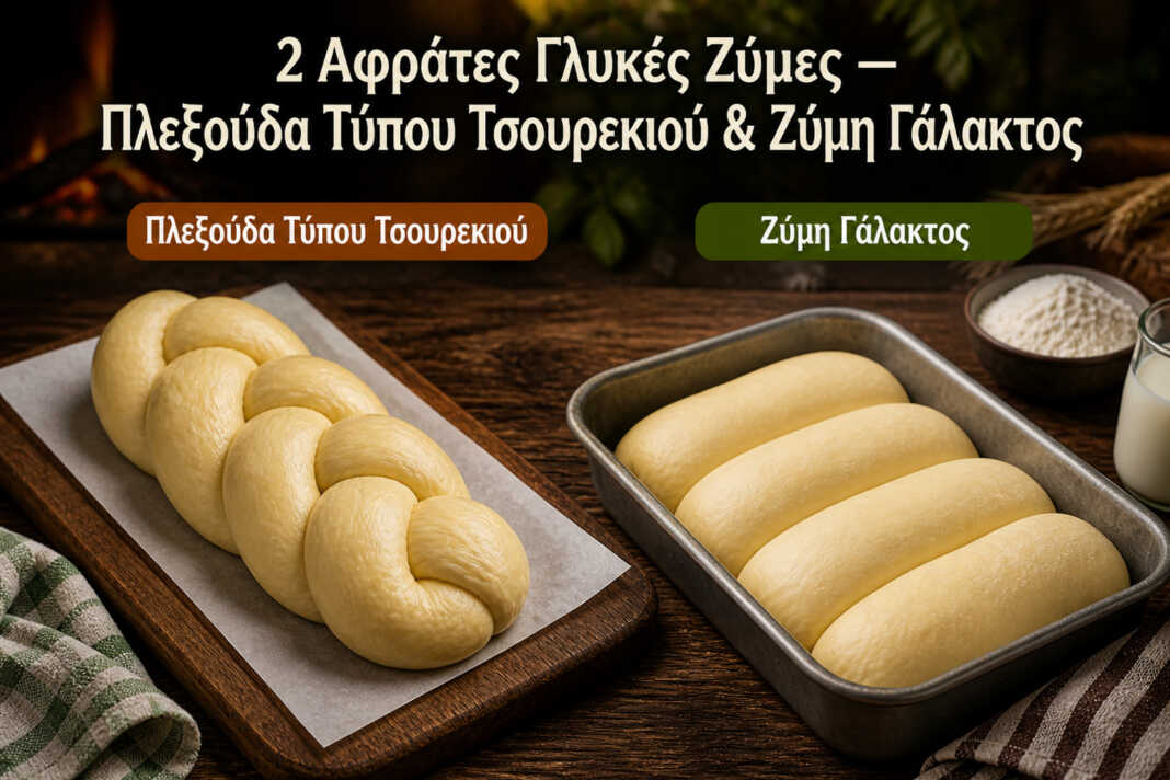 πλεξουδωτό τσουρέκι αφράτο milk bread μαλακό ψωμί ζύμη με προζυμη αφράτα ψωμάκια σπιτικά