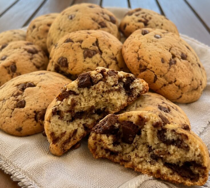 Cookies με Κομμάτια Σοκολάτας
